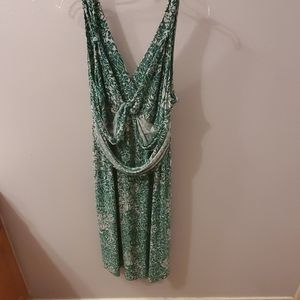 Sleeveless floral dress